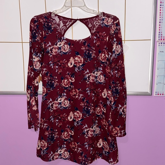 Flower Printed Dress - Picture 3 of 4